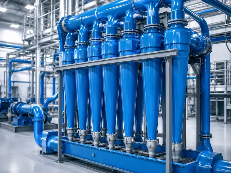 Hidrociclones — Tecnologías Filtomat Water Systems para la industria aceitera