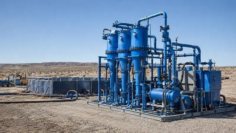 Filtración de flowback y agua de formación en Oil & Gas
