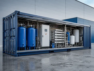 Planta de agua potable en contenedor